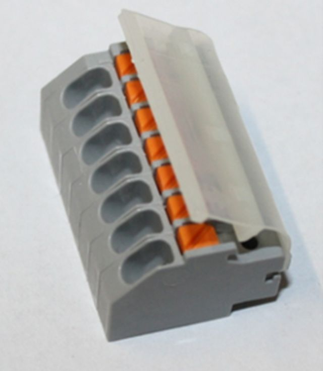 connector 7 way grey
