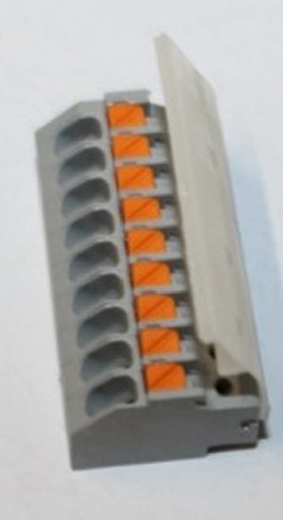 connector 9 way grey