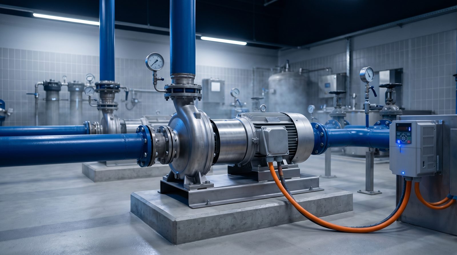 Anwendungsbild: Pumpen und Wassertechnik