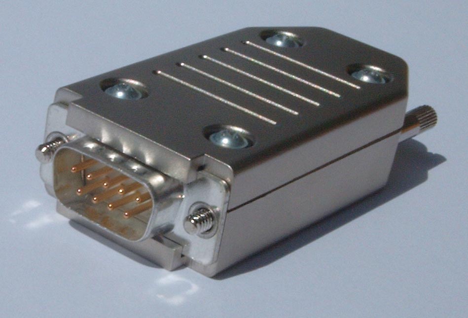 D-Sub 9 pol Stift met