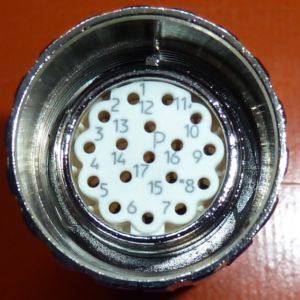 Stecker Geber M23 Bu 17p