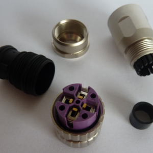 M12 4 pol Buchse B-Kod S ger