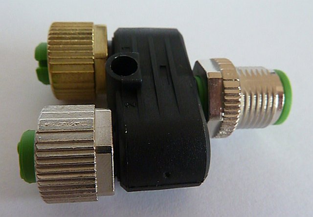 T-Stueck M12 Sti/2xBu