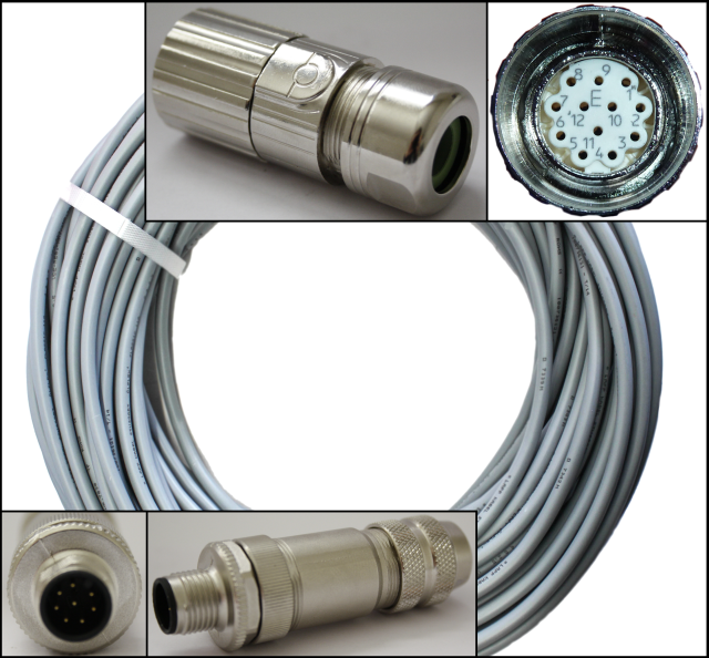 Geberleitung M12 8p-M23 S o.L