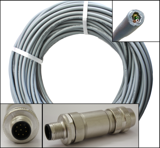 Geberleitung M12 8p Sti S o.L