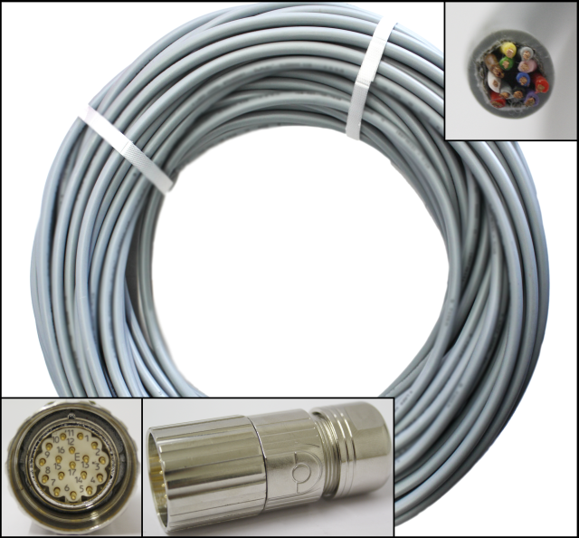 Geberleitung M23 Sti 17p 8m